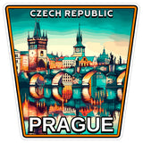 Prague Czech Republic Sticker 4 Inch — Waterproof Vinyl Decal Travel Souvenir 8