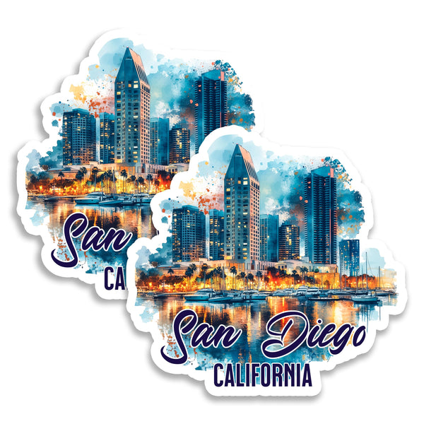 San Diego California Magnet 2-Pack — 4