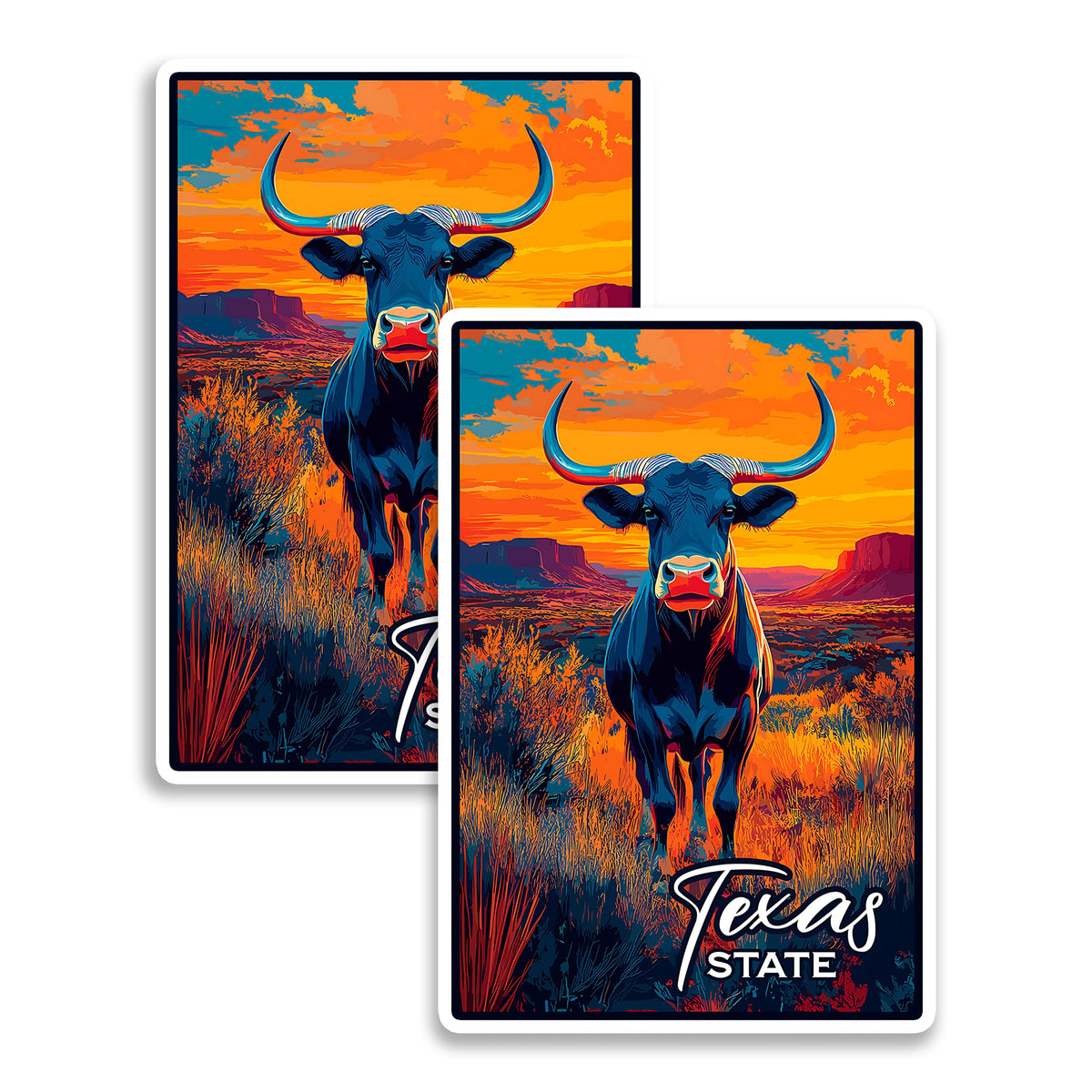 Texas State Magnet 2-Pack — 4