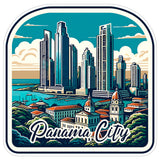 Panama City Sticker 4 Inch Travel Souvenir Destination - Waterproof Vinyl Decal for Laptop Water Bottle Car Tumbler - Durable Aesthetic Long-Lasting Stickers for Adults ID44990 1
