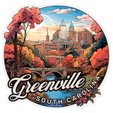 Greenville South Carolina Sticker 4 Inch Travel Souvenir City Destination - Waterproof Vinyl Decal for Laptop Water Bottle Car Tumbler - Durable Aesthetic Long-Lasting Stickers for Adults ID44990 8