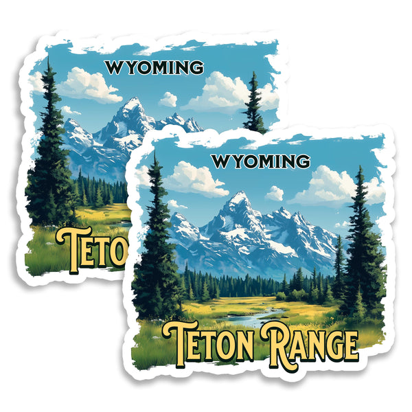 Grand Teton Wyoming Magnet 2-Pack — 4