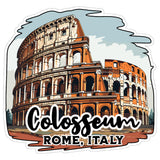 Colosseum Rome Italy Sticker 4 Inch — Waterproof Vinyl Decal City Travel Souvenir 8