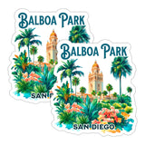 Balboa Park San Diego California Sticker 4 Inch 2-Pack - Waterproof Vinyl Decal for Laptop Water Bottle Car Tumbler - Durable Aesthetic Long-Lasting Stickers for Adults ID45039 8