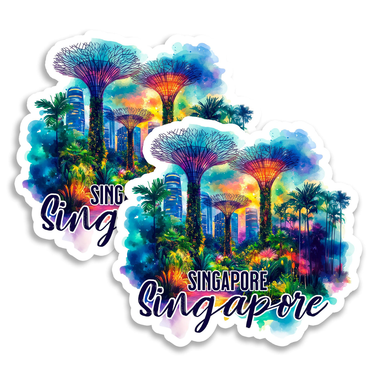 Singapore Magnet 2-Pack — 4