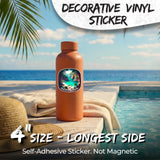 Turks and Caicos Islands Sticker 4 Inch — Waterproof Vinyl Decal Caribbean Beach Seaside Travel 2