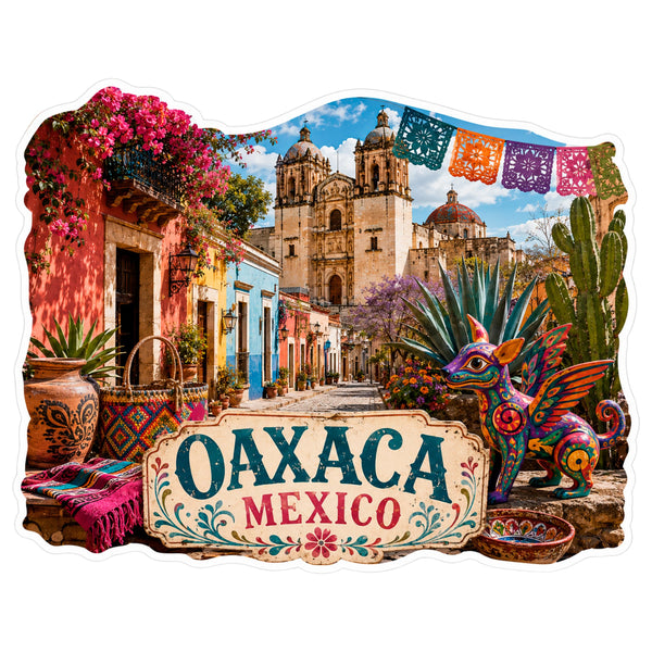 Oaxaca Mexico Sticker 4 Inch — Waterproof Vinyl Decal