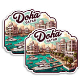 Doha Qatar Magnet 2-Pack — 4