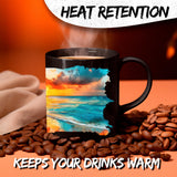 Jamaica Coffee Mug 11oz — Black Ceramic Reggae Island Caribbean Vibes Mug 3