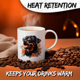 Rottweiler Coffee Mug 11oz — Ceramic Rottie Guardian Dog Gift Mug 3
