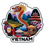 Vietnam Sticker 4 Inch — Waterproof Vinyl Decal Travel Souvenir 8
