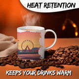 Santa Cruz California Mug 11oz — White Ceramic Surf City Coffee Mug 3