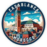 Casablanca Morocco Sticker 4 Inch — Waterproof Vinyl Decal City Travel Souvenir 1