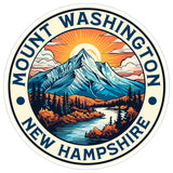 Mount Washington New Hampshire Sticker 4 Inch — Waterproof Vinyl Decal Travel Souvenir 1