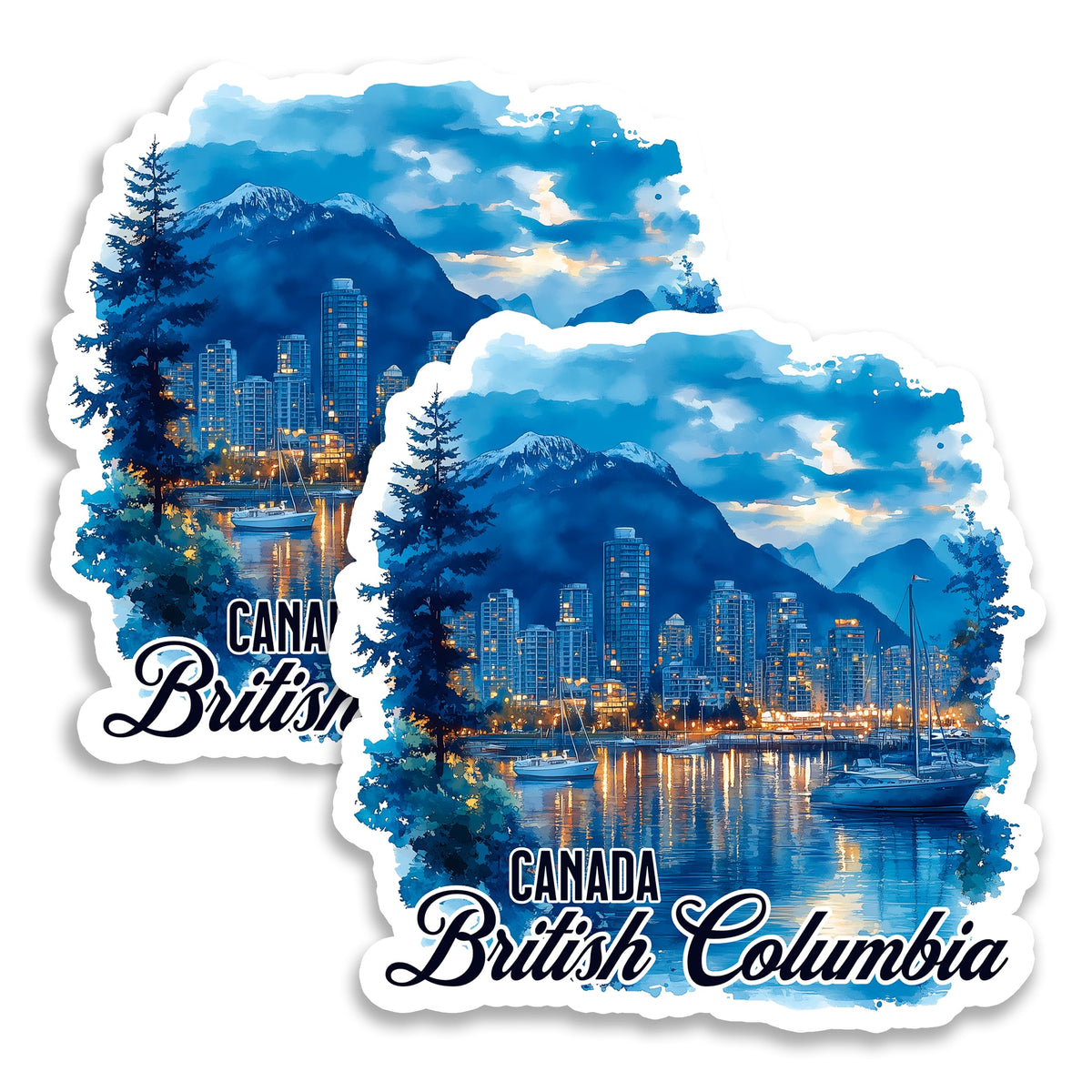 British Columbia Canada Magnet 2-Pack — 4