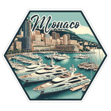 Monaco Sticker 4 Inch — Waterproof Vinyl Decal Travel Souvenir 1