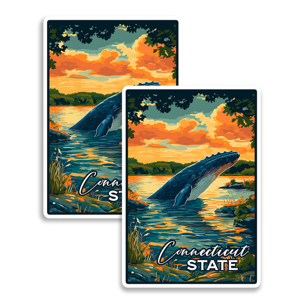 Connecticut State Magnet 2-Pack — 4