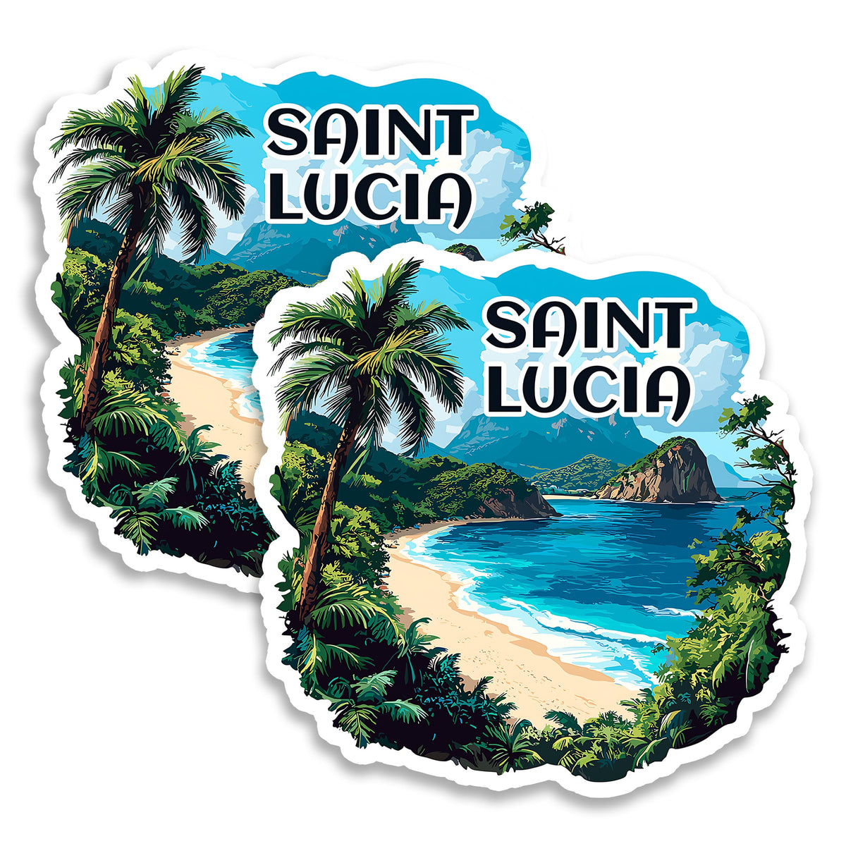 Saint Lucia Magnet 2-Pack — 4