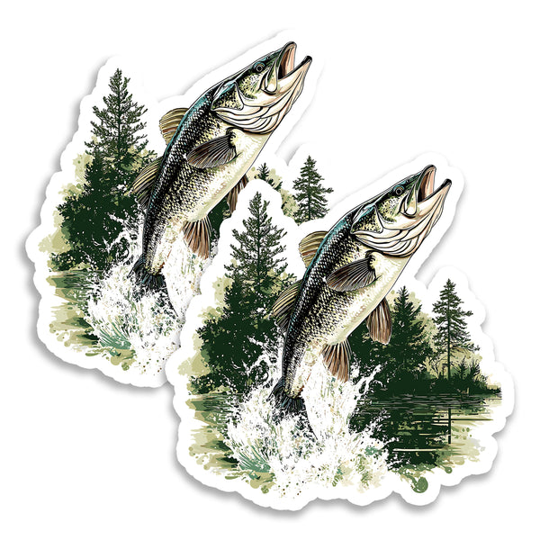 Bass Fish Magnet 2-Pack — 4