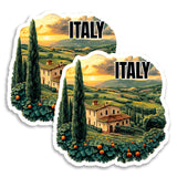 Italy Magnet 4 Inch 2-Pack Boot Country – Strong Vinyl Decorative Travel Magnets for Fridge Locker Kitchen Office – Cute Fun Aesthetic Cool Durable & Long-Lasting Souvenir ID44999 1