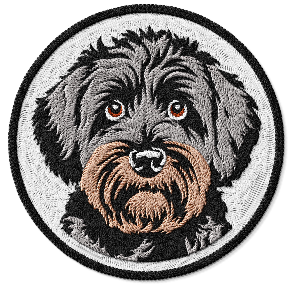 Black Labradoodle Patch — 3