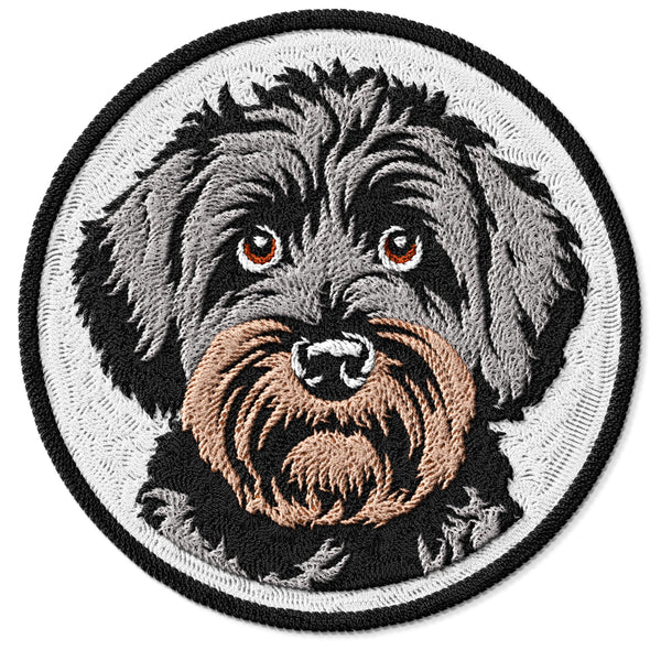 Black Labradoodle Patch — 3