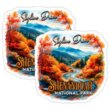 Skyline Drive Shenandoah National Park Virginia Sticker 4 Inch 2-Pack - Waterproof Vinyl Decal for Laptop Water Bottle Car Tumbler - Durable Aesthetic Long-Lasting Stickers for Adults ID45039 8