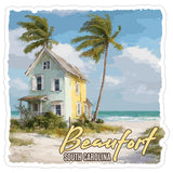 Beaufort South Carolina Sticker 4 Inch - Waterproof Vinyl Decal for Laptop Water Bottle Car Tumbler - Durable Aesthetic Long-Lasting Stickers for Adults ID44990 1