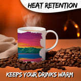 Indonesia Coffee Mug 11oz — White Ceramic Island of the Gods Mug 3