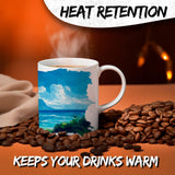 Kauai Hawaii Coffee Mug 11oz — White Ceramic Garden Isle Mug 3