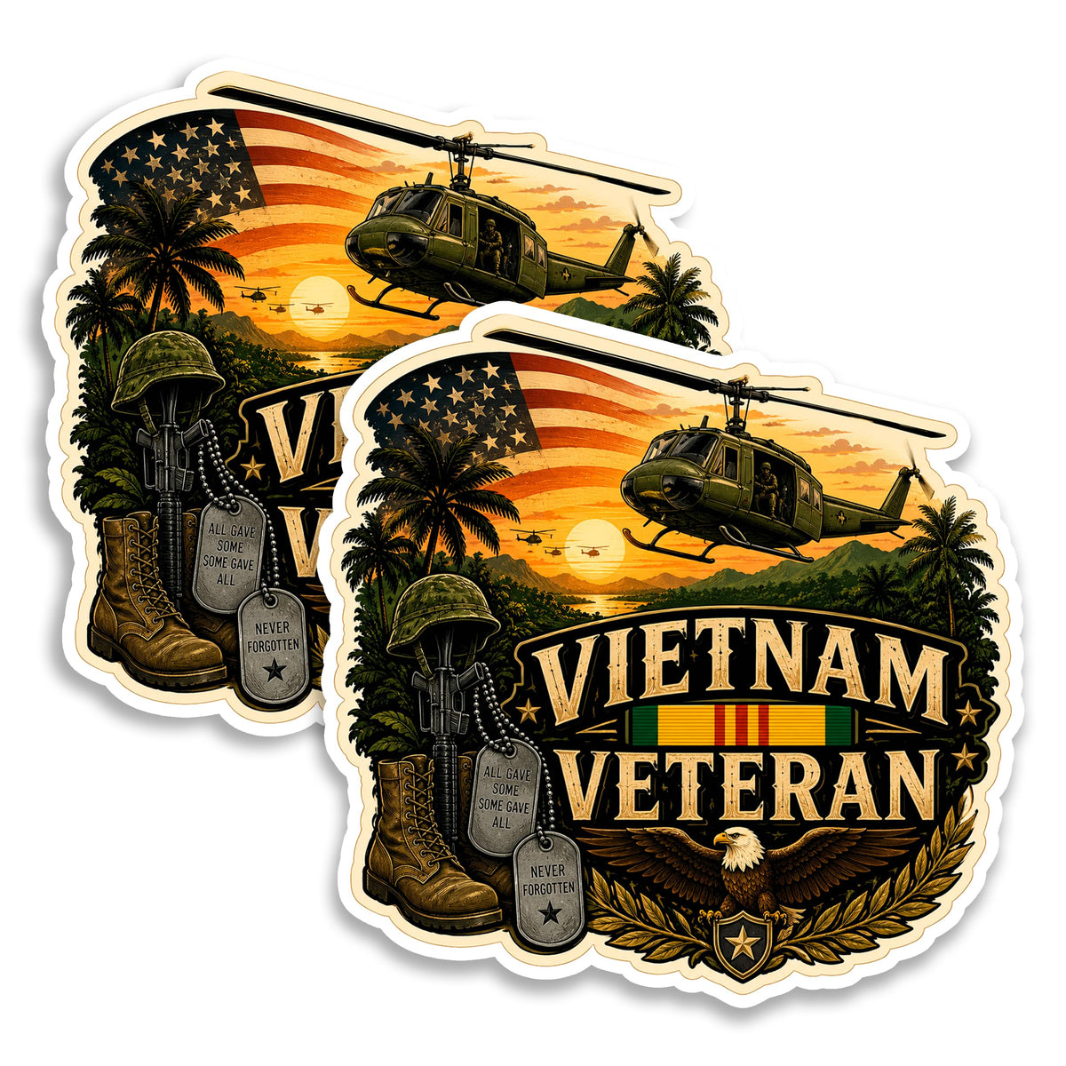 Vietnam Veteran Magnet 2-Pack — 4