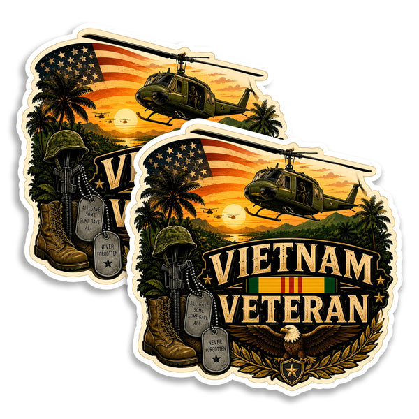 Vietnam Veteran Magnet 2-Pack — 4
