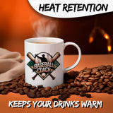 Baseball Coach Coffee Mug 11oz — Ceramic Gift Mug for Baseball Coaches 3