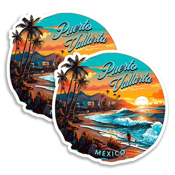 Puerto Vallarta Mexico Magnet 2-Pack — 4