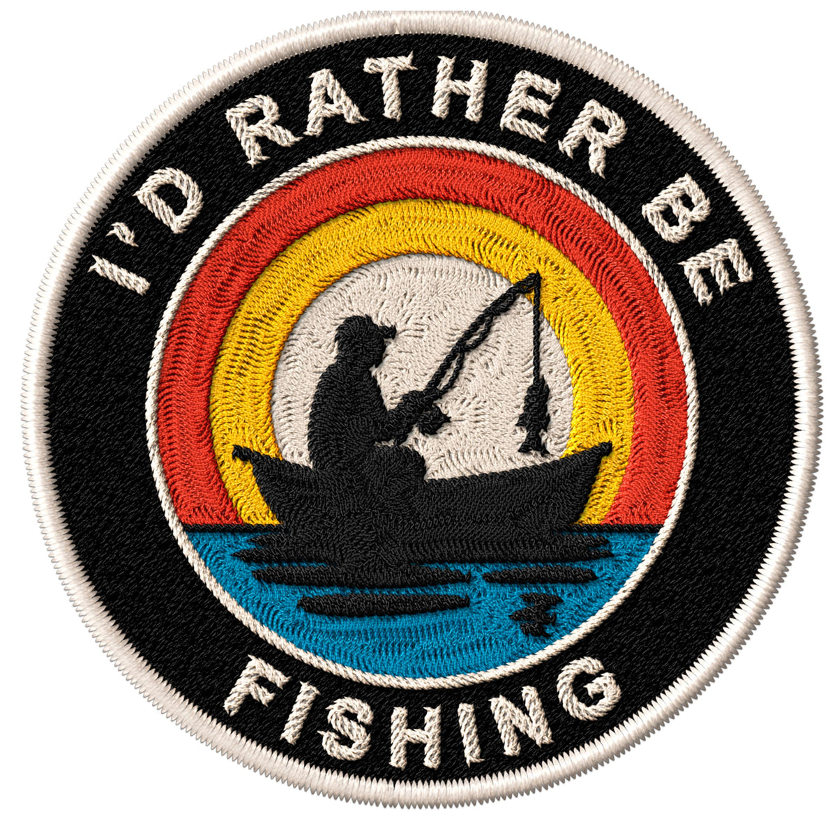 I'd Rather Be Fishing Patch — 3