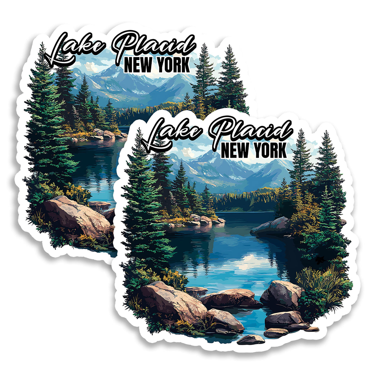 Lake Placid New York Magnet 2-Pack — 4