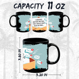 I Survived Meeting Mug 11oz — Black Ceramic Office Humor Coffee Mug 2