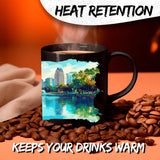 Orlando Florida Coffee Mug 11oz — Black Ceramic Theme Park Capital FL Mug 3