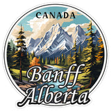 Banff Alberta Canada Sticker 4 Inch City Travel Souvenir Destination - Waterproof Vinyl Decal for Laptop Water Bottle Car Tumbler - Durable Aesthetic Long-Lasting Stickers for Adults ID44990 8