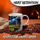 Eat Sleep Soccer Mug 11oz — White Ceramic Coffee Mug 3