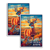 Nebraska State Magnet 2-Pack — 4