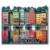 Stockholm Sweden Sticker 4 Inch — Waterproof Vinyl Decal City Travel Souvenir 1