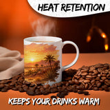 Camel Mug 11oz — White Ceramic Coffee Mug 3