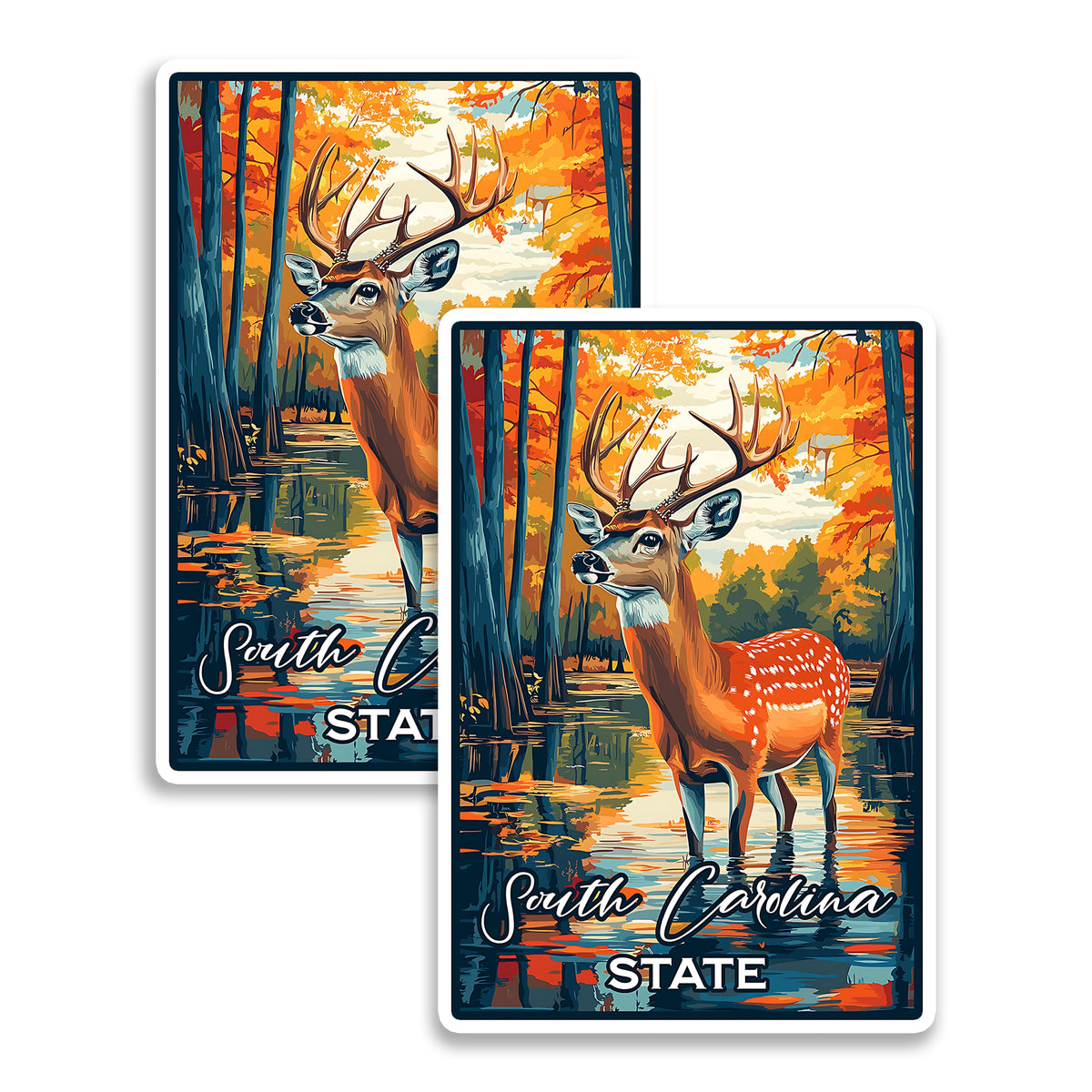 South Carolina State Magnet 2-Pack — 4