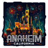 Anaheim California Sticker 4 Inch Travel Souvenir City Destination - Waterproof Vinyl Decal for Laptop Water Bottle Car Tumbler - Durable Aesthetic Long-Lasting Stickers for Adults ID44990 1