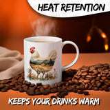 Chicken Mug 11oz — White Ceramic Cute Hen Coffee Mug for Chicken Lovers 3