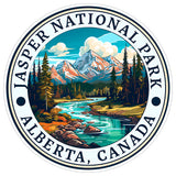 Jasper National Park Alberta Canada Sticker 4 Inch — Waterproof Vinyl Decal Nature Hiking Camping 1