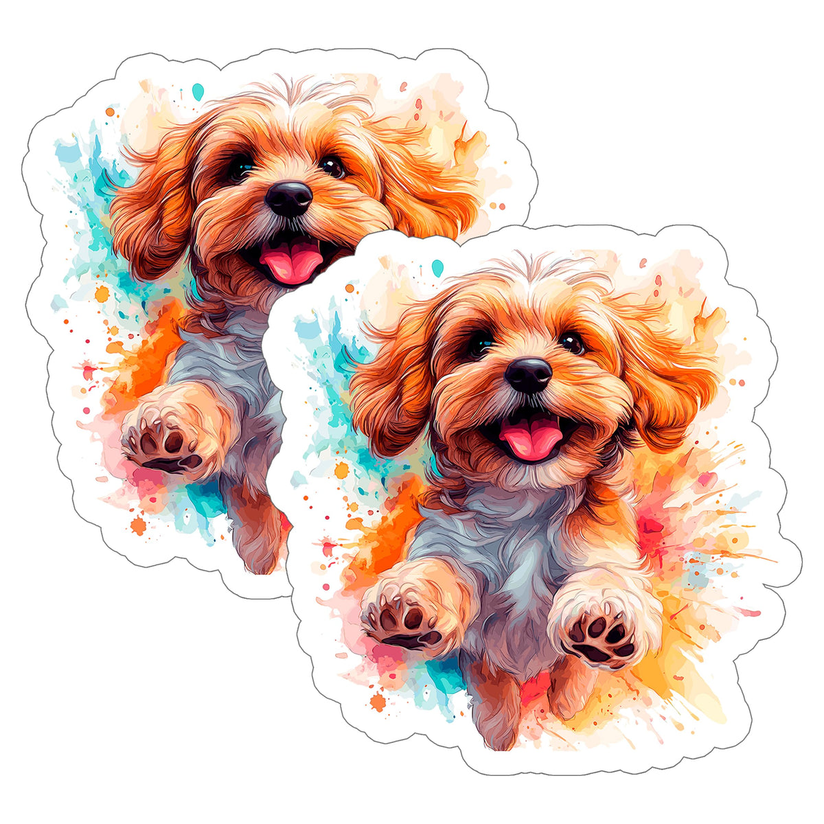 Cockapoo Sticker 2-Pack — 4