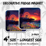 Santa Monica California Magnet 2-Pack — 4
