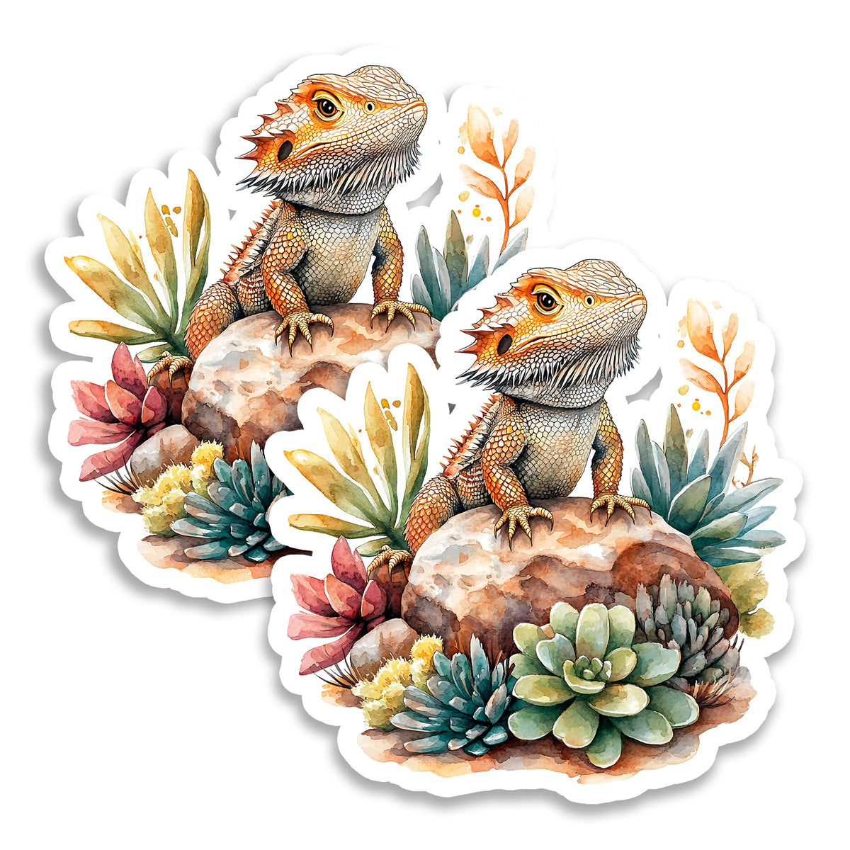 Bearded Dragon Magnet 2-Pack — 4
